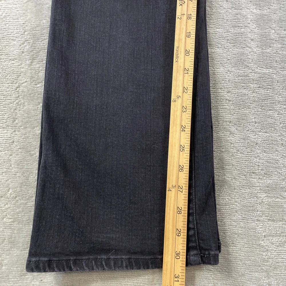 Eddie Bauer Jeans Curvy Womens 8‎ Black Boot Cut Stretch Denim Mid Rise Outdoor